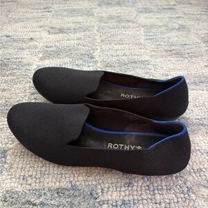 Rothy's Black and Blue Women's Loafers